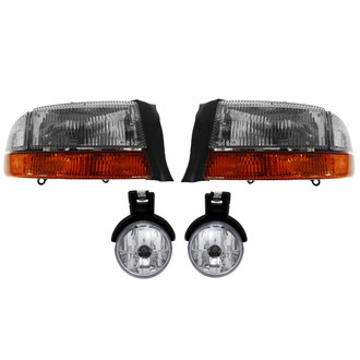 TRQ® - Driver and Passenger Side Replacement Headlight