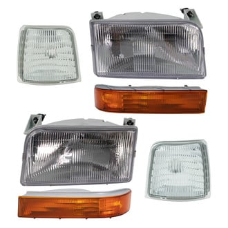 TRQ® - Driver and Passenger Side Replacement Headlights