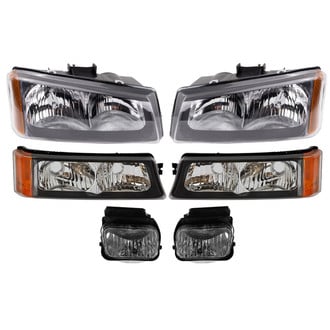 TRQ® - Driver and Passenger Side Replacement Headlights