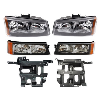 TRQ® - Driver and Passenger Side Replacement Headlights