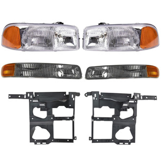 TRQ® - Driver and Passenger Side Replacement Headlights