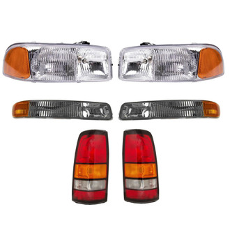 TRQ® - Driver and Passenger Side Replacement Headlight