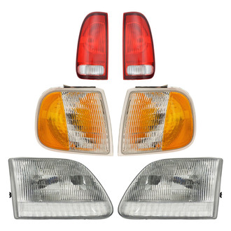 TRQ® - Driver and Passenger Side Replacement Headlights