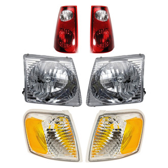 TRQ® - Driver and Passenger Side Replacement Headlights
