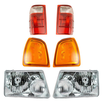 TRQ® - Driver and Passenger Side Replacement Headlights
