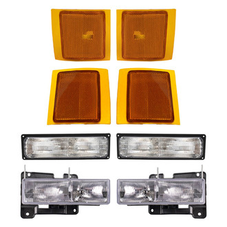 TRQ® - Driver and Passenger Side Replacement Headlights