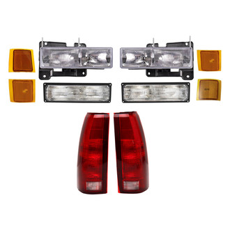 TRQ® - Driver and Passenger Side Replacement Headlights