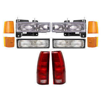 TRQ® - Driver and Passenger Side Replacement Headlights