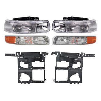 TRQ® - Driver and Passenger Side Replacement Headlights