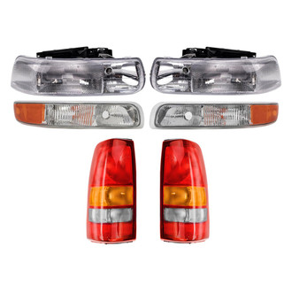 TRQ® - Driver and Passenger Side Replacement Headlights