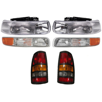 TRQ® - Driver and Passenger Side Replacement Headlights