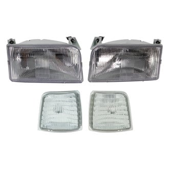 TRQ® - Driver and Passenger Side Replacement Headlights