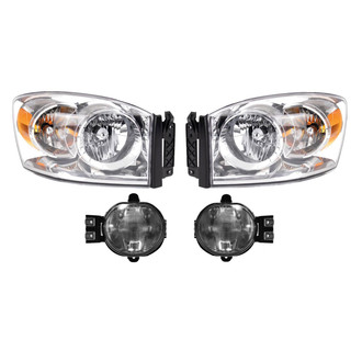 TRQ® - Driver and Passenger Side Replacement Headlights
