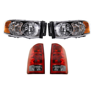 TRQ® - Driver and Passenger Side Replacement Headlights