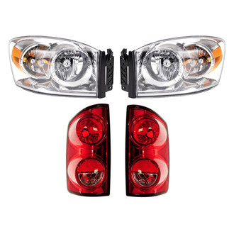 TRQ® - Driver and Passenger Side Replacement Headlights