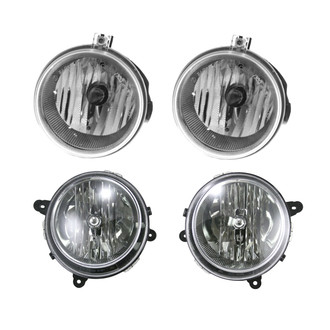 TRQ® - Driver and Passenger Side Replacement Headlights