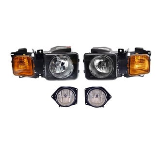 TRQ® - Driver and Passenger Side Replacement Headlights