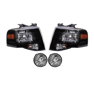 TRQ® - Driver and Passenger Side Replacement Headlights