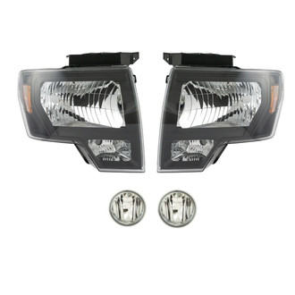 TRQ® - Driver and Passenger Side Replacement Headlights