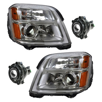 TRQ® - Driver and Passenger Side Replacement Headlights