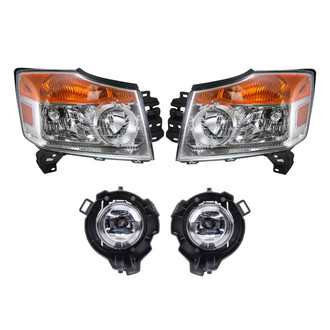 TRQ® - Driver and Passenger Side Replacement Headlights