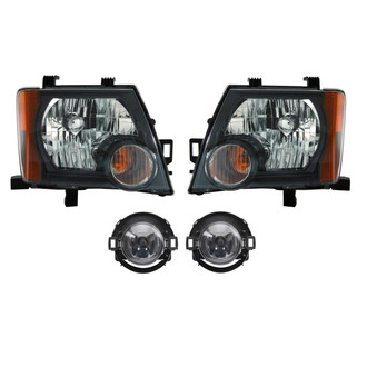 TRQ® - Driver and Passenger Side Replacement Headlights