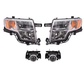 TRQ® - Driver and Passenger Side Replacement Headlights