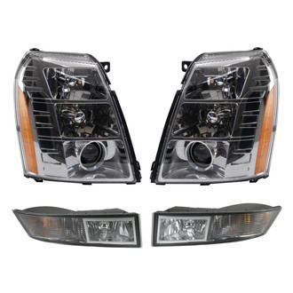 TRQ® - Driver and Passenger Side Replacement Headlights
