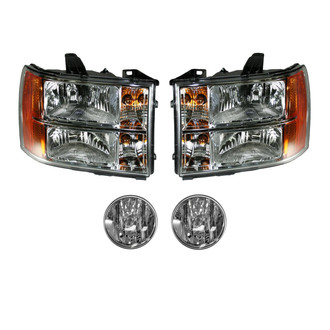 TRQ® - Driver and Passenger Side Replacement Headlights