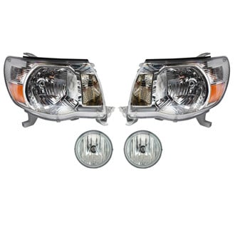 TRQ® - Driver and Passenger Side Replacement Headlights