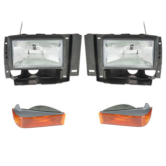 TRQ® - Driver and Passenger Side Replacement Headlights