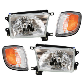 TRQ® - Driver and Passenger Side Replacement Headlights