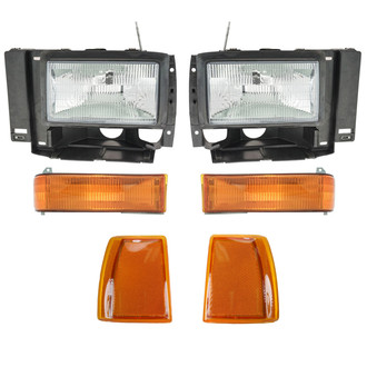 TRQ® - Driver and Passenger Side Replacement Headlights