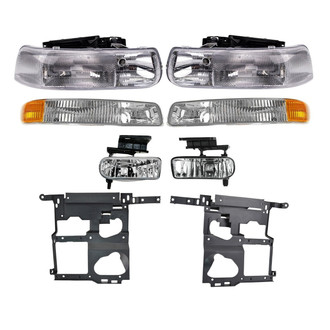 TRQ® - Driver and Passenger Side Replacement Headlights