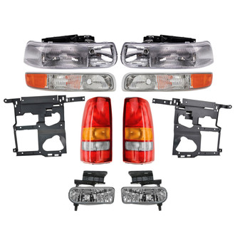 TRQ® - Driver and Passenger Side Replacement Headlights
