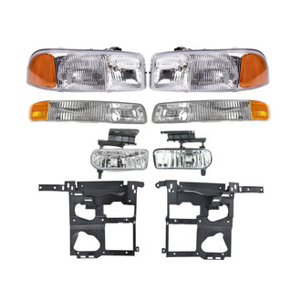 TRQ® - Driver and Passenger Side Replacement Headlights