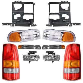 TRQ® - Driver and Passenger Side Replacement Headlights