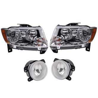 TRQ® - Driver and Passenger Side Replacement Headlights