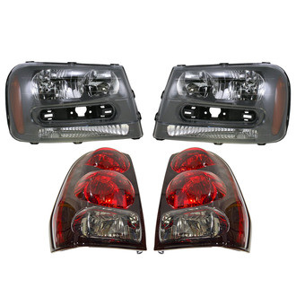 TRQ® - Driver and Passenger Side Replacement Headlights