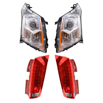 TRQ® - Driver and Passenger Side Replacement Headlights