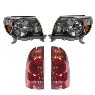 TRQ® - Driver and Passenger Side Replacement Headlights