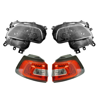 TRQ® - Driver and Passenger Side Replacement Headlights