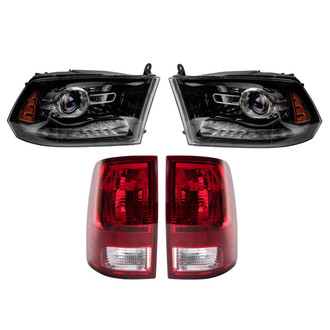TRQ® - Driver and Passenger Side Replacement Headlights