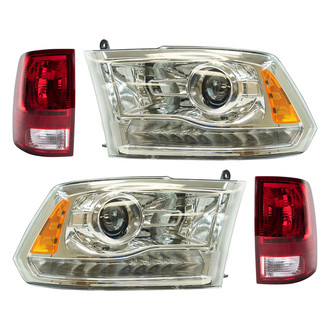 TRQ® - Driver and Passenger Side Replacement Headlights