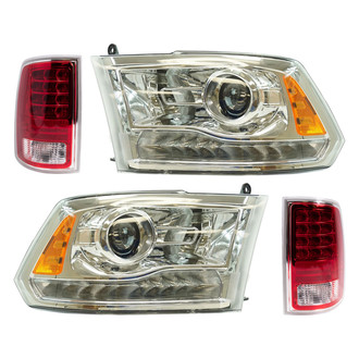 TRQ® - Driver and Passenger Side Replacement Headlights