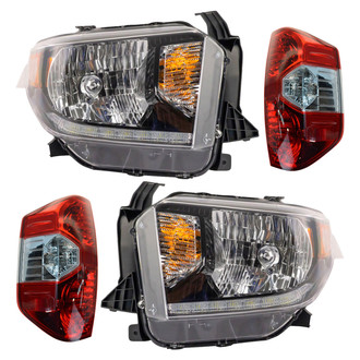TRQ® - Driver and Passenger Side Replacement Headlights