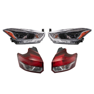 TRQ® - Driver and Passenger Side Replacement Headlights
