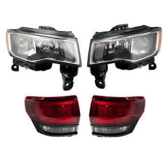 TRQ® - Driver and Passenger Side Replacement Headlights