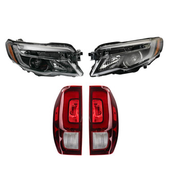 TRQ® - Driver and Passenger Side Replacement Headlights