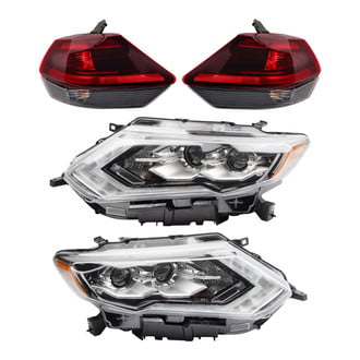 TRQ® - Driver and Passenger Side Replacement Headlights